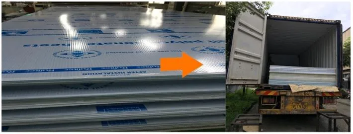 Panneau léger à retardateur de flamme à feuille PC à transmission de lumière pour diverses applications 10