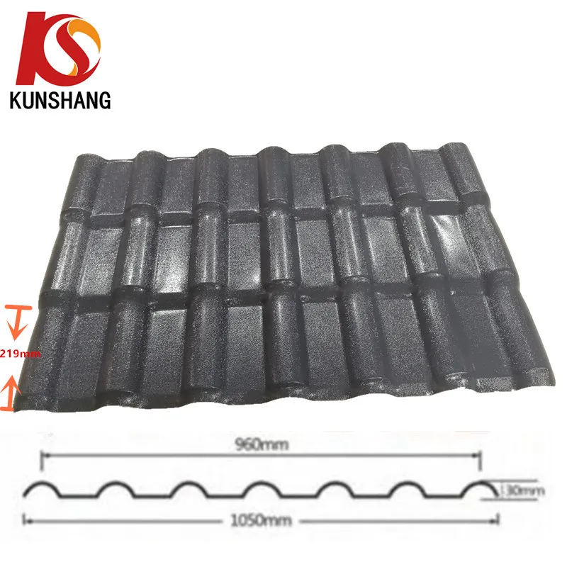 Des carreaux de toiture en PVC espagnol durables et élégants La solution de toiture parfaite 0