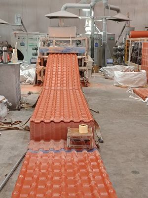 ASA PVC Tôle de toiture en PVC espagnol upvc Panneau de toiture en résine synthétique PVC