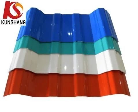 Personnalisé facile à installer couleur feuille de toit en plastique Lamina Techo PVC feuille de toit en UPVC pour votre conception personnalisée
