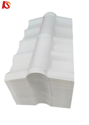 10 mm d'épaisseur Isolation thermique haute ondulation PVC ondulé à double paroi Toiture / feuille de toit