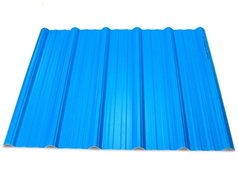 Plaque de toiture en PVC ondulé en plastique