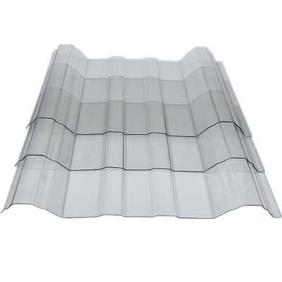 feuille de toiture PC transparente ondulée en polycarbonate