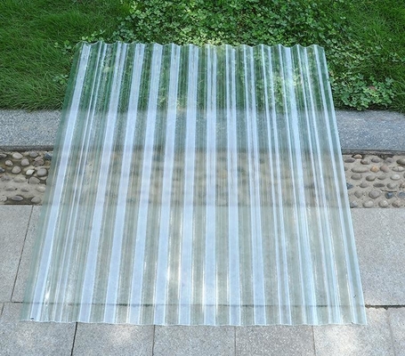 Plaque de toiture en fibre de verre FRP translucide pour puits