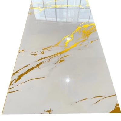 Panneaux muraux en PVC ignifuges Décorations pour panneaux muraux UV pour appartements haut de gamme