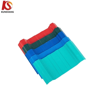 Brick Red High Strength UPVC Roofing Sheets avec revêtement ASA coloré et OEM Oui