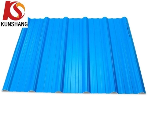 Facile à installer PVC carreaux de toit ondulés en plastique Telha Trapézoïdal UPVC feuille de toiture pour l'industrie simple et durable