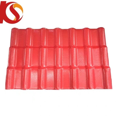 La couche de toiture ondulée trapézoïdale en résine de PVC anti-corrosion ASA avec une largeur de 1050 mm et une résistance à la chaleur de -40 à 70 °C