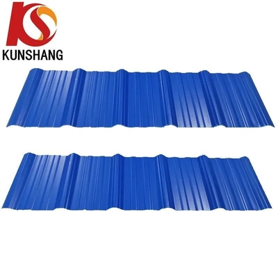 Tejas feuille de toiture UPVC Matériau de construction Panneau en plastique en PVC ondulé pour le toit Options colorées et durables