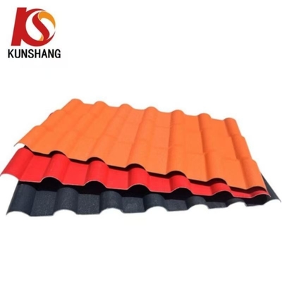 Longueur personnalisée PVC Spanish Roofing Tile avec ASA durable et OEM Package Taille 35.00cm * 30.00cm * 15.00cm