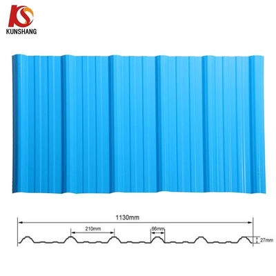 Couche ASA durable en plastique ondulé en PVC en UPVC