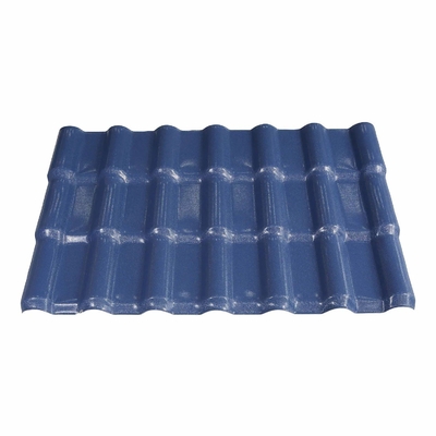 Espanola Teja PVC Precio Espagnol ASA Carreaux de toiture en résine synthétique Carreaux de toiture en résine synthétique avec protection contre les incendies B1 Largeur 1050 mm