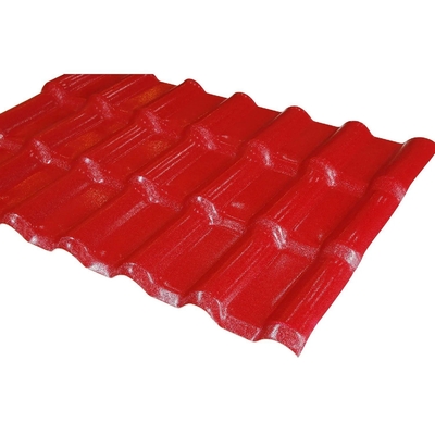 Longue durée de vie Carreaux de toiture en résine espagnole synthétique 4 couches ASA PVC Tejas