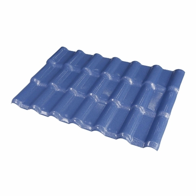 1050 mm de largeur à l'épreuve de l'humidité Spanish PVC Roofing Sheet ASA Carreaux de toiture en résine synthétique pour les solutions de toiture résidentielles