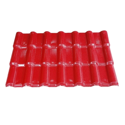 Carreaux de toiture en résine synthétique ASA en terre cuite en plastique espagnol en PVC pour une longueur et une taille personnalisées de 1050 mm * 5694 mm