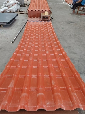 4500-6000m2 par conteneur Quantité de chargement Longue durée de vie ASA UPVC tôle de toiture 1050mm Colonial Teja PVC Spanish