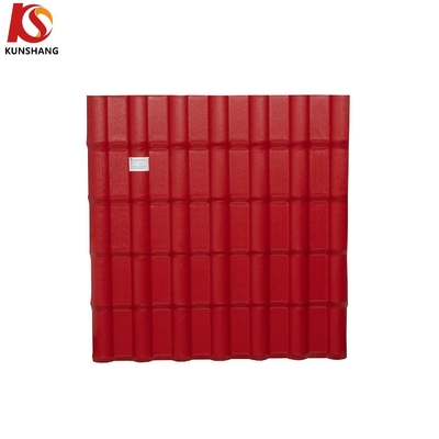 Carreaux de toiture plates en UPVC tôles de toiture ondulées de différentes couleurs avec une épaisseur de 1,5 à 3,0 mm