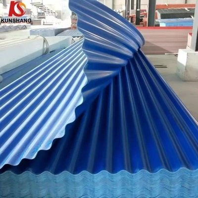 1.5-3.0mm Épaisseur feuille de toiture en APVC pour entrepôt en plastique ondulateur trapézoïdal Teja PVC UPVC Matériau de construction