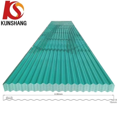 1.5-3.0mm Épaisseur feuille de toiture en APVC pour entrepôt en plastique ondulateur trapézoïdal Teja PVC UPVC Matériau de construction