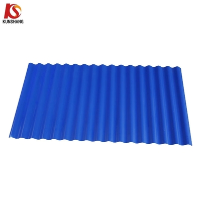 Fourniture de carreaux de toiture en PVC anti-corrosion de type en PVC avec une largeur de 1130 mm