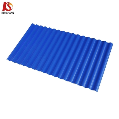 Fourniture de carreaux de toiture en PVC anti-corrosion de type en PVC avec une largeur de 1130 mm