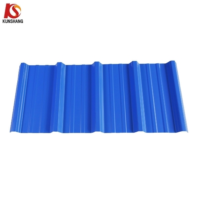 Couleur 930mm largeur Tejas PVC ondulé UPVC plaques de toiture en plastique pour les besoins des clients