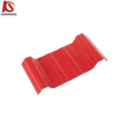1130 mmx5900 mm tôles de toiture en plastique ondulé en UPVC anti-corrosif avec un matériau PVC durable