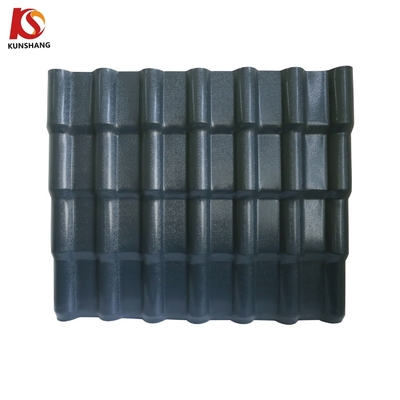 S Carreaux H.S. Code 39259000 tôles ondulées de toiture en UPVC/PVC en plastique pour toiture en résine synthétique espagnole