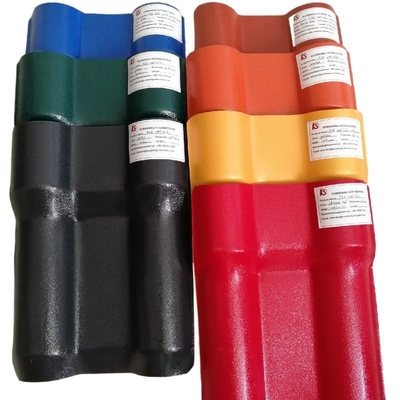 Carreaux de toiture espagnols colorés pour revêtement de murs de toiture Poids/m2 3,8-5,7 kg Garantie 20 ans