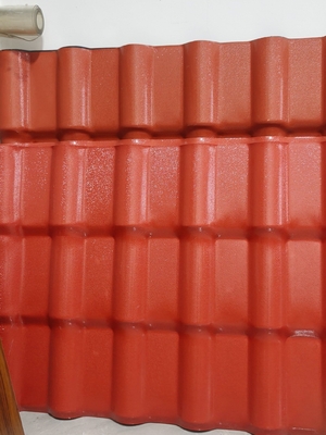 ASA Spanish Roof Sheet Fireproof Waterproof Carreaux de toiture durables et élégants avec une épaisseur de 2,3 à 3,0 mm