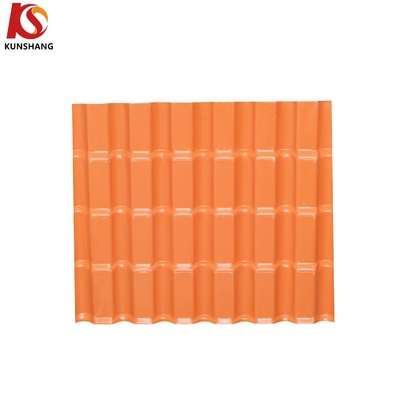 Couleur ASA PVC feuille de toit Vastu Matériau de construction conforme avec 10 ans de couleur durable Package Poids brut 2.000kg