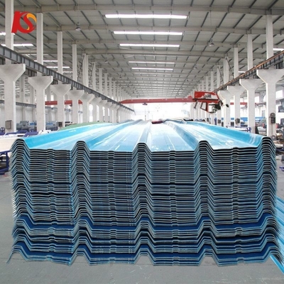 900mm Largeur Trapézoïdale Plaques ondulées couleur en plastique ASA PVC Plaque de toiture pour les clients OEM