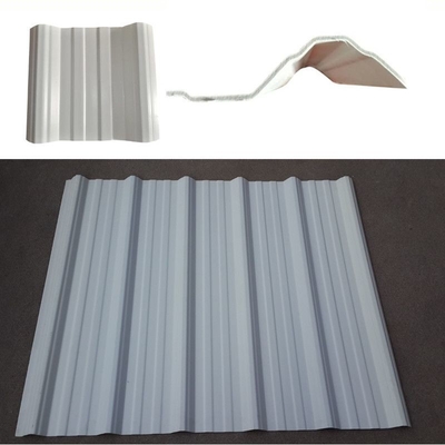 Carreaux de toiture en PVC en plastique ondulé UPVC feuille de toiture Trapézoïdale Largeur de carreaux 910mm pour vos exigences du client