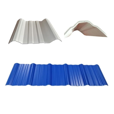 Carreaux de toiture en PVC en plastique ondulé UPVC feuille de toiture Trapézoïdale Largeur de carreaux 910mm pour vos exigences du client