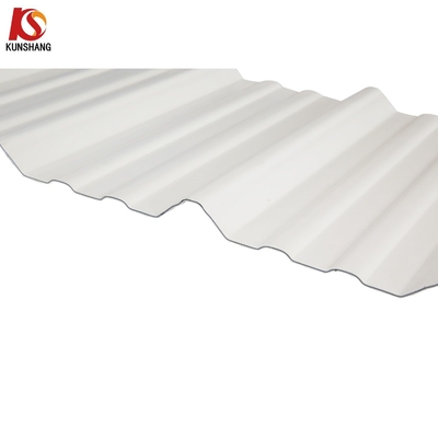 Carreaux de toiture en PVC en plastique ondulé UPVC feuille de toiture Trapézoïdale Largeur de carreaux 910mm pour vos exigences du client