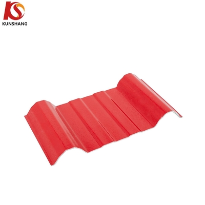 Couleur verte UPVC/PVC feuille de toiture en bardeaux 1130mm 1360mm 1070mm pour les matériaux de construction