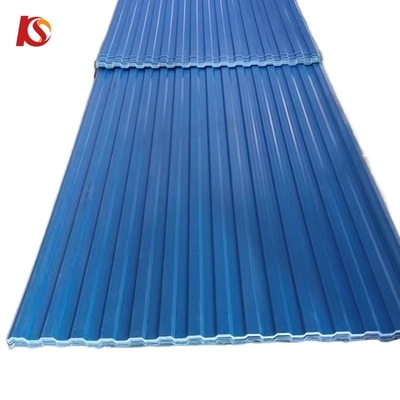 900 mm-1360 mm Carreaux de toit en PVC bleu avec durée de vie et taille personnalisée dans différentes couleurs