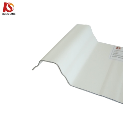 900 mm-1360 mm Carreaux de toit en PVC bleu avec durée de vie et taille personnalisée dans différentes couleurs