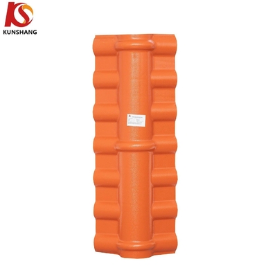 1050mm Largeur de tôle de toiture en plastique Matériau de construction d'entrepôt PVC Teja Espanola Anti-corrosion ASA Carreaux de toiture espagnols