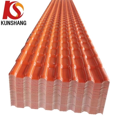 Protection contre le feu B1 ASA Carreaux de toiture en PVC UPVC Teja 2.000 kg Paquet Poids brut