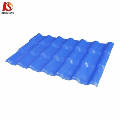 B1 Protection incendie Résistance aux chocs UPVC PVC Carreaux de toiture en résine synthétique pour bardeaux de toiture personnalisés