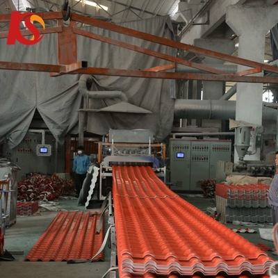 Carreaux de toit en résine synthétique en PVC revêtus ASA de style espagnol personnalisé Teja pour un montage facile et un design personnalisé