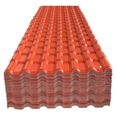 Espagne ASA PVC Carreaux de toiture en résine synthétique Teja H.S Code 39259000 Quantité de chargement 4500-6000m2 par conteneur espagnol