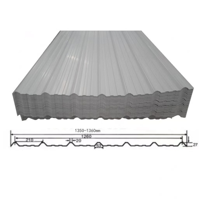 Des feuilles de toiture ondulées en UPVC écologiques de différentes couleurs et tailles 900 mm-1360 mm pour des solutions de toiture durables