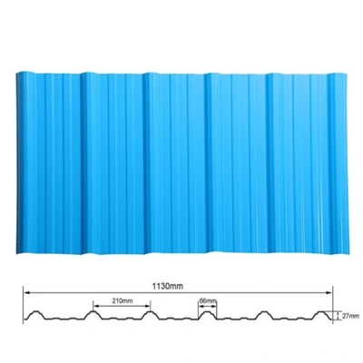 Des feuilles de toiture ondulées en UPVC écologiques de différentes couleurs et tailles 900 mm-1360 mm pour des solutions de toiture durables