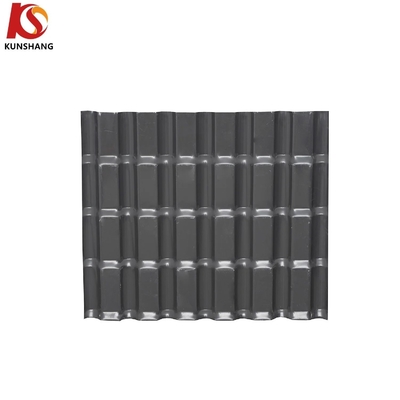 Plaque de toit en plastique 1050 mm ASA Carreaux de résine synthétique Tejas et chargement durable Quantité de 4500-6000m2 par conteneur