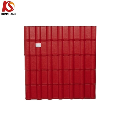 Plaque de toit en plastique 1050 mm ASA Carreaux de résine synthétique Tejas et chargement durable Quantité de 4500-6000m2 par conteneur