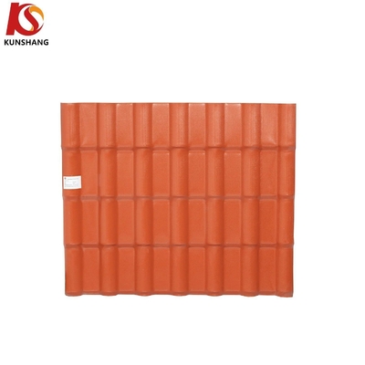 Plaque de toit en plastique 1050 mm ASA Carreaux de résine synthétique Tejas et chargement durable Quantité de 4500-6000m2 par conteneur