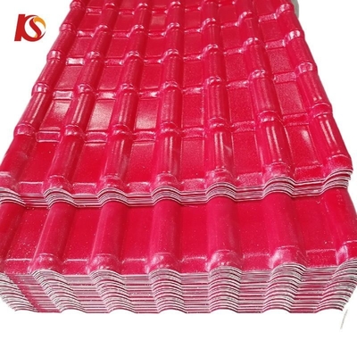 2024 Design style espagnol carreaux de toit en PVC feuille de plastique pour matériaux de construction couleur de toit en résine synthétique durable 10 ans