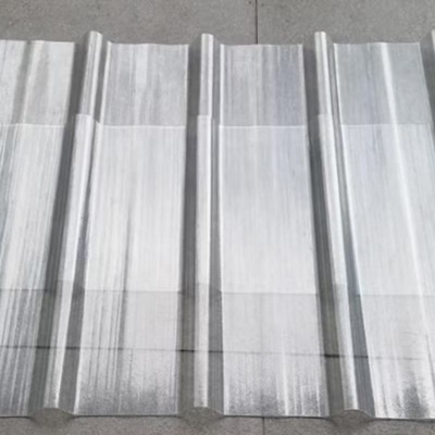 Plaque de toiture en FRP, surface lisse, panneaux renforcés en fibre de verre ondulée pour matériaux de solution de toiture